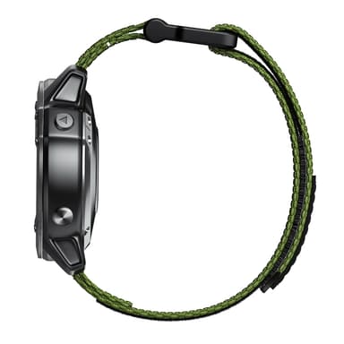 Garmin Fenix 6X/5X/3/3 HR armband 26 mm Nylon Grön