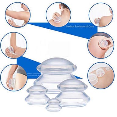 Koppning för helkroppsmassage 4-pack (L-XS) Vit