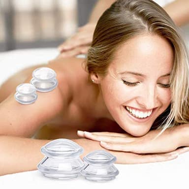 Koppning för helkroppsmassage 4-pack (L-XS) Vit