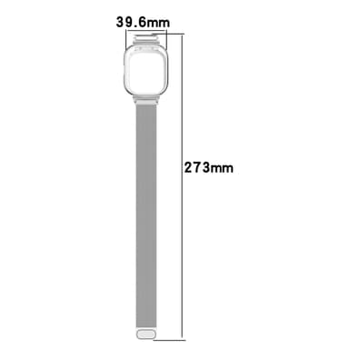 Klockarmband med klockfodral för CMF Watch Pro(D395) Silver