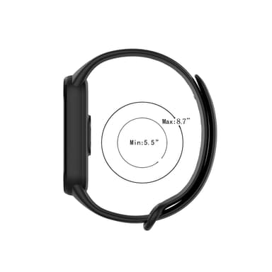 Armband för Xiaomi Mi Band 6/5, Huami Amazfit Band 5 Svart