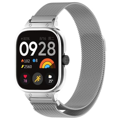 Klockarmband med klockfodral för CMF Watch Pro(D395) Silver
