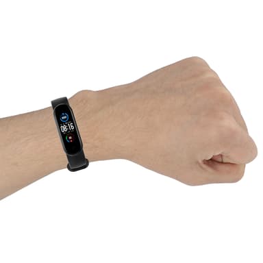 Armband för Xiaomi Mi Band 6/5, Huami Amazfit Band 5 Svart