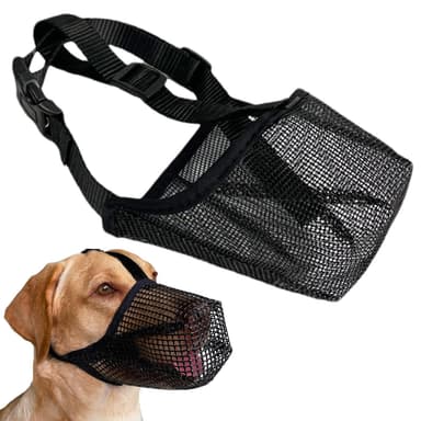 Hundmunkorg i Nylon Svart L