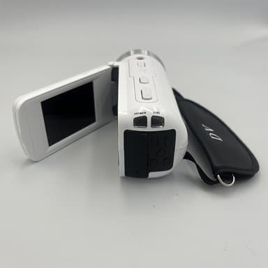 HD-Digitalkamera med Vidvinkelobjektiv Vit