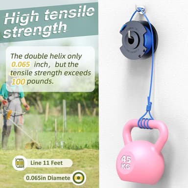 6-pack trimmerspolar med trimmertråd och lock RYOBI grästrimmer