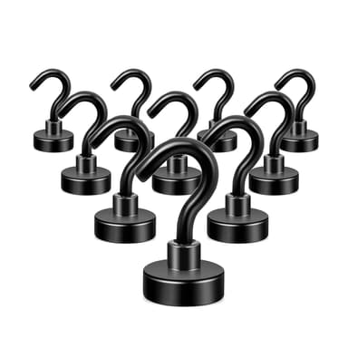 Magnetkrokar / magnetiska väggkrokar 10-pack E20