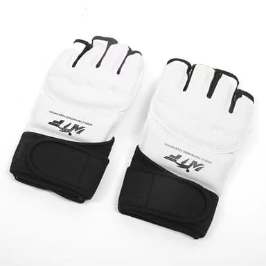 Boxningskarate benskyddshandskar set Vit XL