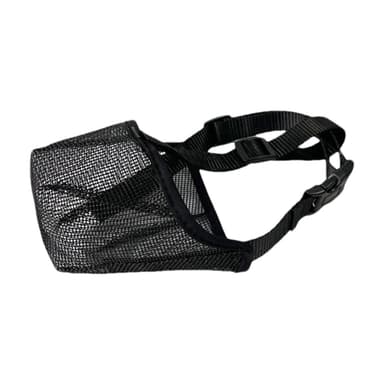 Hundmunkorg i Nylon Svart L