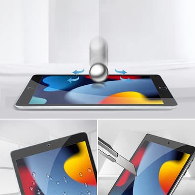Kristallklart skärmskydd i härdat glas för iPad (2-pack) iPad Air5/Air