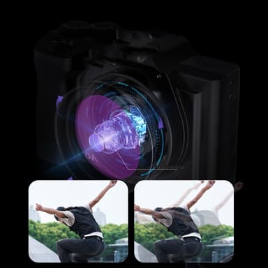 Digitalkamera 4K, 48MP, CMOS, 16x zoom, självutlösare
