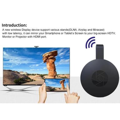 Media streamer trådlös HDMI dongel 1080p