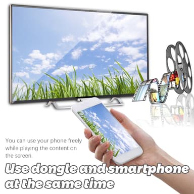 Media streamer trådlös HDMI dongel 1080p