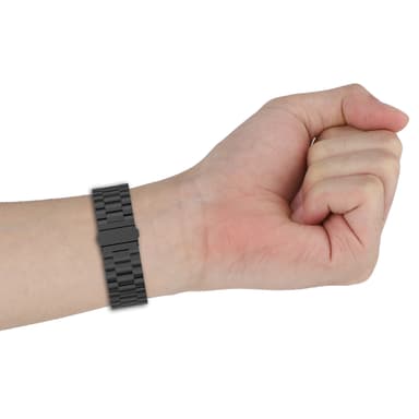 Klockarmband i rostfritt stål för Google Pixel Watch 3 Svart 45 mm