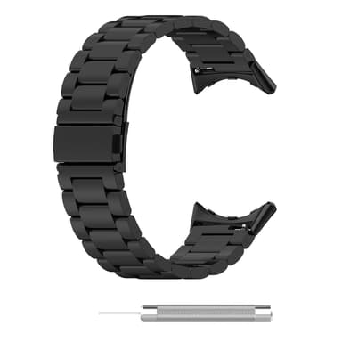 Klockarmband i rostfritt stål för Google Pixel Watch 3 Svart 45 mm