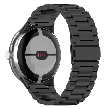 Klockarmband i rostfritt stål för Google Pixel Watch 3 Svart 45 mm