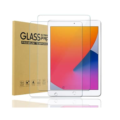 Kristallklart skärmskydd i härdat glas för iPad (2-pack) iPad Air/Air2