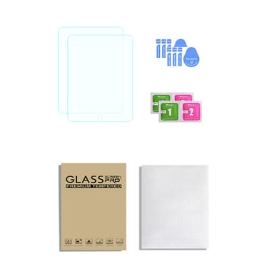 Kristallklart skärmskydd i härdat glas för iPad (2-pack) iPad Air/Air2