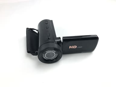 HD-Digitalkamera med Vidvinkelobjektiv Svart