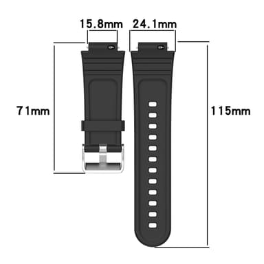 Klockarmband till Xplora X5 Play silikon Mörkblå