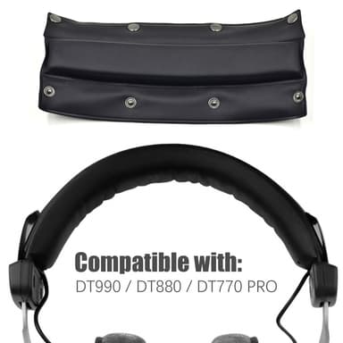 Kudde för huvudbåge Beyerdynamic DT990 DT880 DT770 Pro Headset Svart