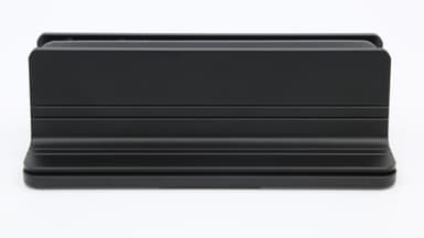 Justerbart vertikalt ställ för laptop Svart