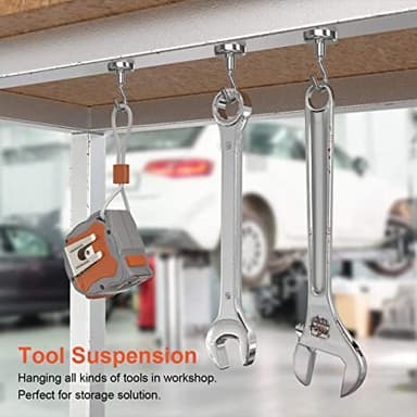 Magnetisk krok 4-pack Silver