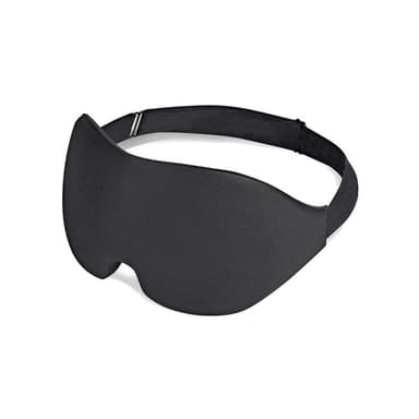 3D sovmask med tillbehör Svart
