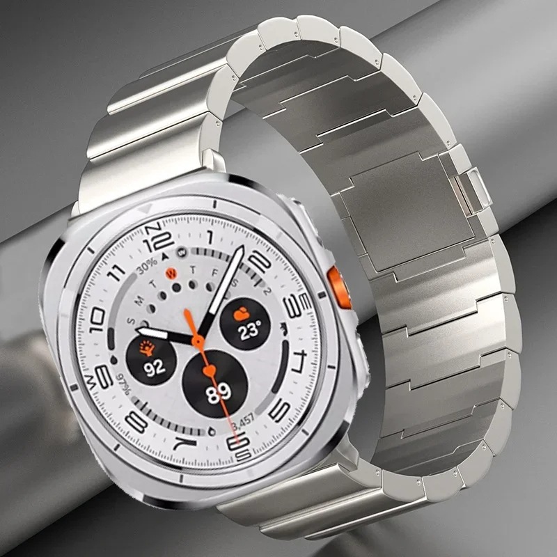 Titan klockarmband för Samsung Galaxy Watch 7 Ultra Silver