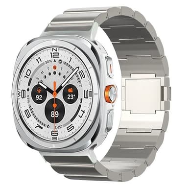 Titan klockarmband för Samsung Galaxy Watch 7 Ultra Silver