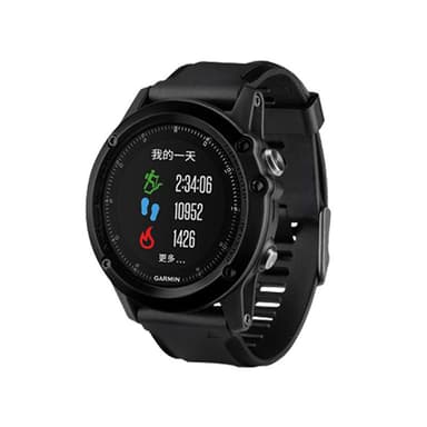 Silikonarmband för Garmin Fenix 3 HR Svart