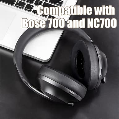 Öronkuddar för Bose 700/NC700 konstläder 1 par Svart