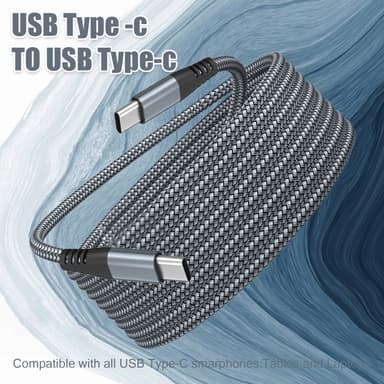 USB-C laddkabel 60 W snabbladdning, kompatibel med iPhone 15/Plus/Pro