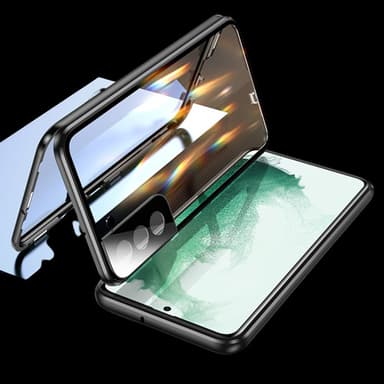 Samsung anti-peeping telefonfodral med lås/magnetisk absorption/linssk