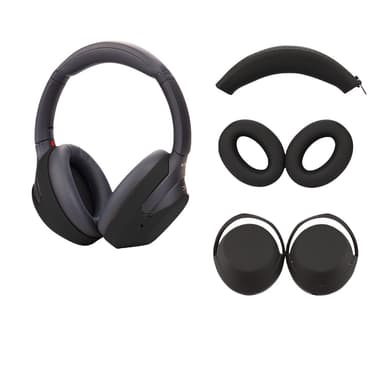 Öronkuddar, kåpor och kudde för huvudbåge till Sony WH-1000XM3/4 Svart