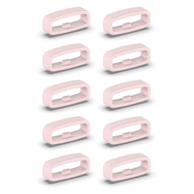 Ögla för 22 mm klockarmband 10-pack Rosa