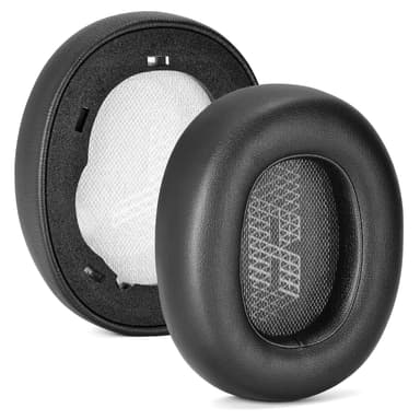 Öronkuddar för JBL E65 BTNC/Duet NC/LIVE650 660 BTNC 1 par Svart