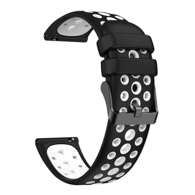 Silikonarmband för Huawei Watch 4/3, GT2, GT3 Pro Svart + Vit M