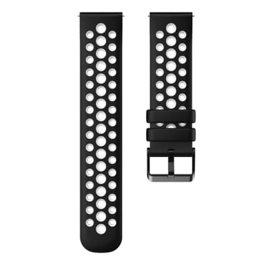 Silikonarmband för Huawei Watch 4/3, GT2, GT3 Pro Svart + Vit M