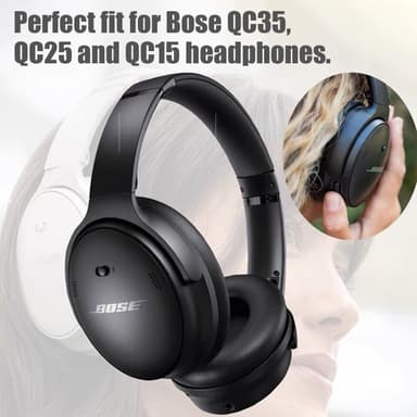 Öronkuddar med packningar för Bose QC35 QC35-ii, QC25 1/2