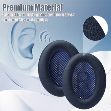 Öronkuddar med packningar för Bose QC35 QC35-ii, QC25 1/2