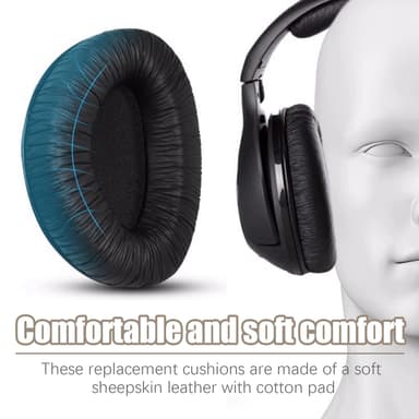 Öronkuddar för Sennheiser RS165/175 Svart 1 par