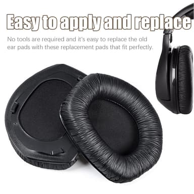 Öronkuddar för Sennheiser RS165/175 Svart 1 par