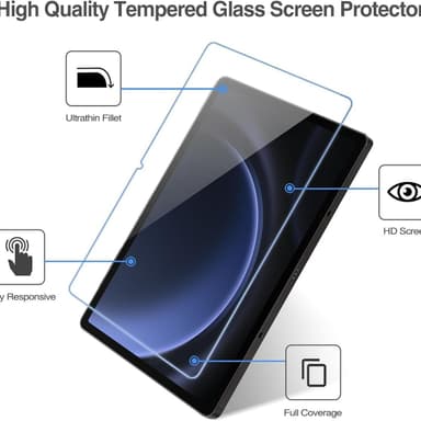 Skärmskydd i härdat glas för Samsung Galaxy Tab (2-pack) Samsung Galax