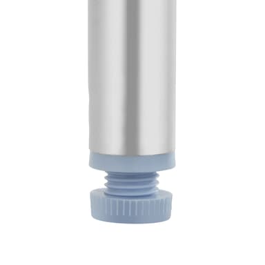 tectake Campingbord i aluminium, hopfällbart 75 x 55 x 68cm - grå