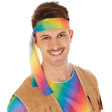 tectake Maskeraddräkt Herr Cool Hippie