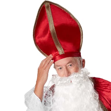 tectake Nikolaus-set mörkrött
