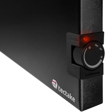 tectake Infraröd värmepanel med termostatreglering basic - 600 W