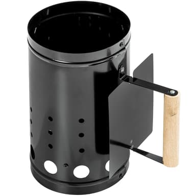 tectake Grilltändare med värmeskydd - svart