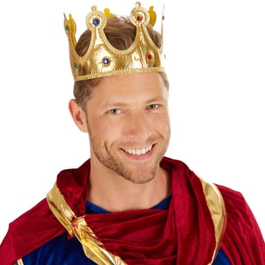 tectake Maskeraddräkt Kung